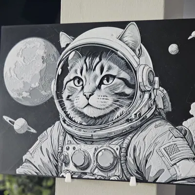 Mèo Phi Hành Gia Hueforge