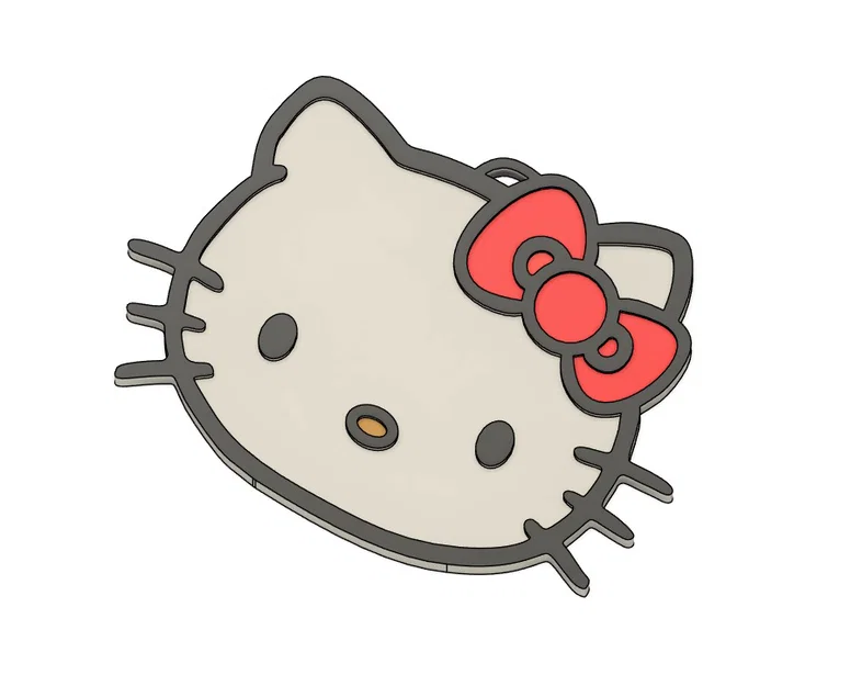 Móc Khóa Hello Kitty Tùy Chỉnh - Image 1