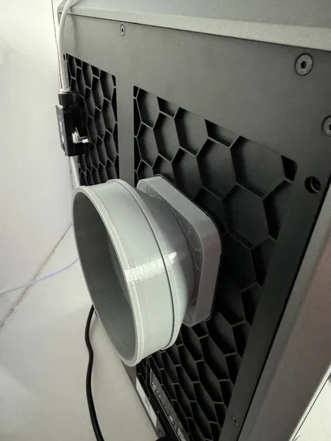 Adapter Ống Thông Gió 4 inch cho Creality K1 & K1C - Phễu Ngắn - Image 1