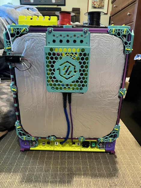 Backpack (BTT CEB và Bo mạch phân phối nguồn) & Nắp che quạt (5 & 6 Tool) cho bộ đổi tool changer - Image 1