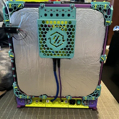 Backpack (BTT CEB và Bo mạch phân phối nguồn) & Nắp che quạt (5 & 6 Tool) cho bộ đổi tool changer