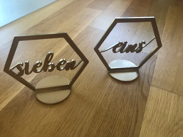 Biển Số Bàn Đám Cưới - Image 2