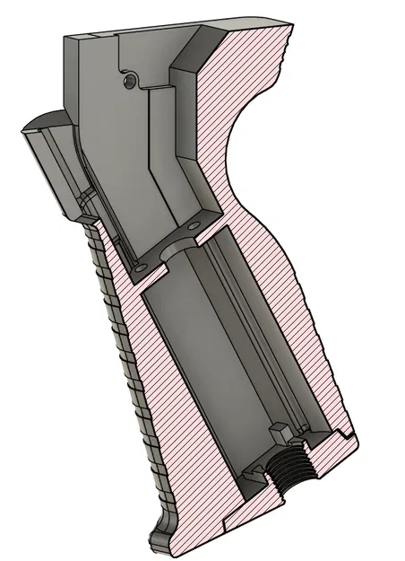 Tay Cầm Dọc AEG Scorpion Evo ASG - Image 3