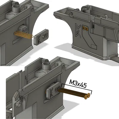 Adapter Lower M4 cho ASG Scorpion Evo