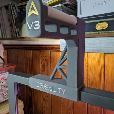 Giá đỡ cuộn dây filament gắn trên đỉnh Ender-3 V3 (Hướng ra phía trước)