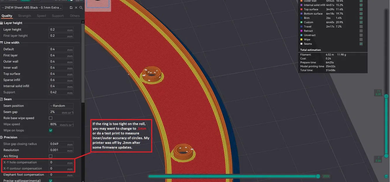 Vòng Ch chừa Cuộn Giấy Elegoo Cho Hệ Thống AMS Bambu Lab - Image 11