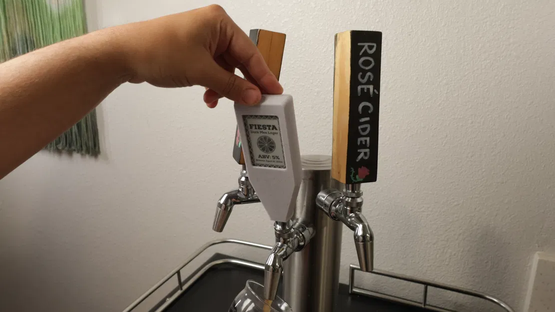 Tay Cầm Vòi Bia Màn Hình E Ink NFC Thụ Động - Bản Ngắn - Image 3