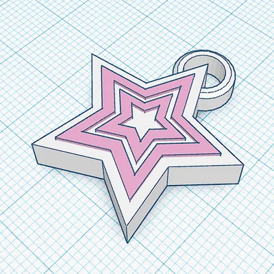 Móc Khóa/Charm Hình Ngôi Sao