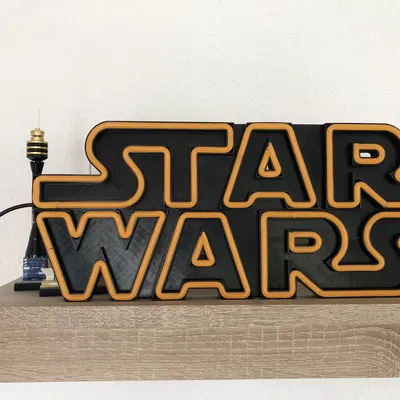Logo Star Wars với dải đèn LED neon