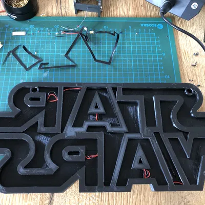 Logo Star Wars với dải đèn LED neon