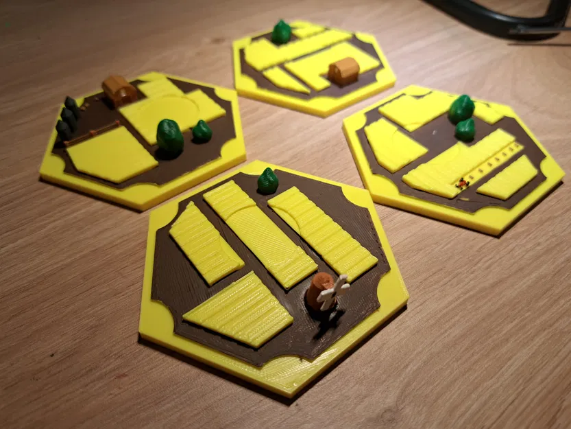 Các Mảnh Catan: Lúa Mì/Sa Mạc và Cảng - Image 2