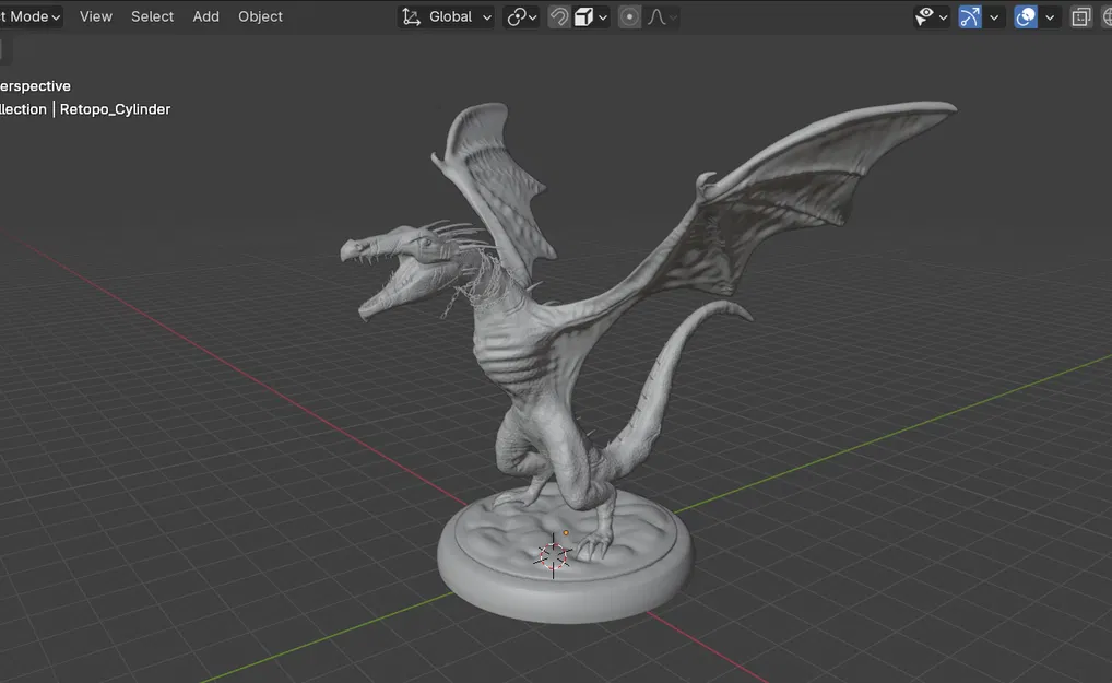 Rồng Ngân Hàng Gringotts trong Harry Potter - Mô hình 3D - Image 1