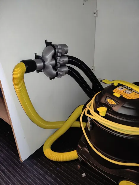 Bộ chia/van 3 ngả cho máy hút bụi/thu bụi - Image 1