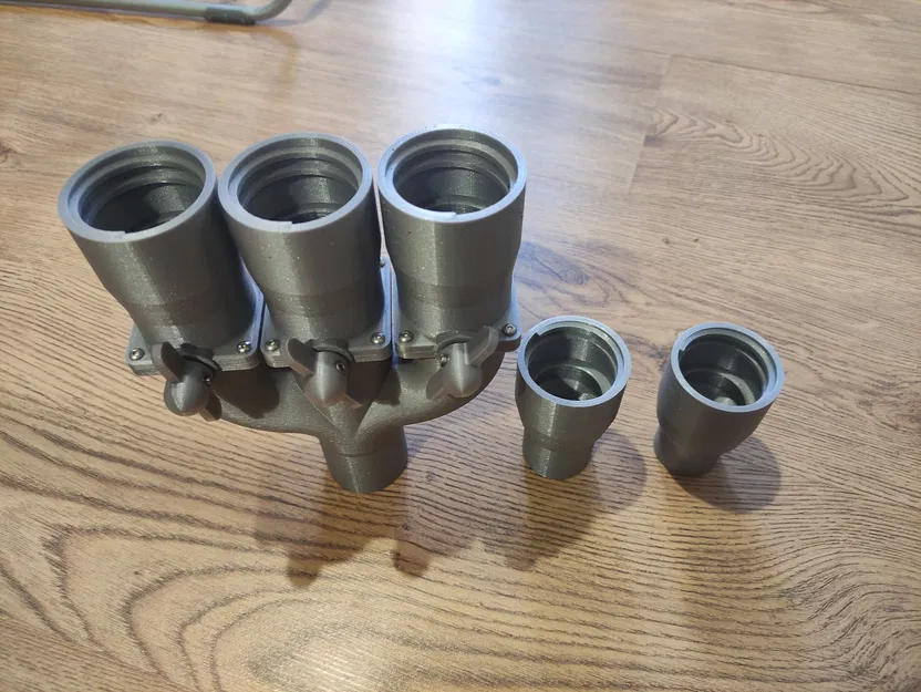 Bộ chia/van 3 ngả cho máy hút bụi/thu bụi - Image 2