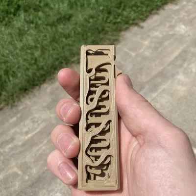 Vỏ Case OTF Fidget Knife Thiết Kế Mở