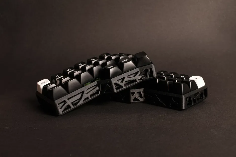 Vỏ Cornehole cho Bàn phím Corne (CRKBD) có dây phiên bản TRRS Remix - Image 2