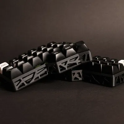 Vỏ Cornehole cho Bàn phím Corne (CRKBD) có dây phiên bản TRRS Remix