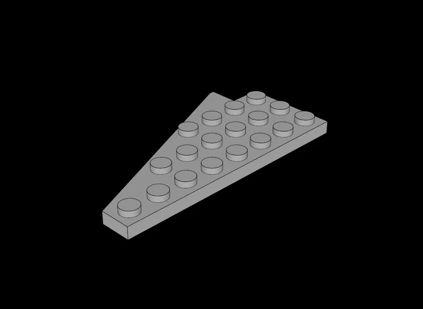 Cánh Lego Tương Thích (3934.dat) 4 x 8 Phải - Image 1