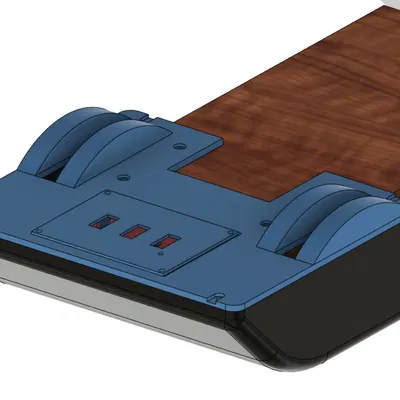 Panel Cần gạt Flaps Spoilers cho Cần ga Saitek