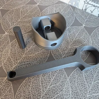 Chân đế tai nghe hình Piston