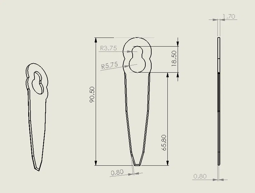 Lưỡi Dao Thay Thế Cho STIHL FSA45 Polycut 2-2 / Lưỡi Dao Thay Thế Cho STIHL - Image 3