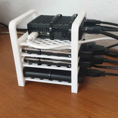 Kệ Đựng Ổ Cứng Raspberry Pi 3/4/5 NAS