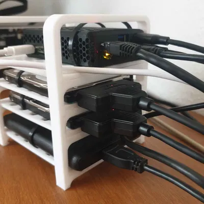 Kệ Đựng Ổ Cứng Raspberry Pi 3/4/5 NAS