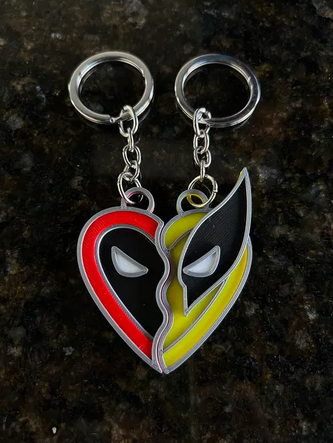 Móc Khóa Deadpool x Wolverine (Phiên Bản Không Dùng MMU) - Image 1