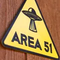 Biển hiệu AREA 51 - Chọn UFO yêu thích của bạn - Thumbnail 1