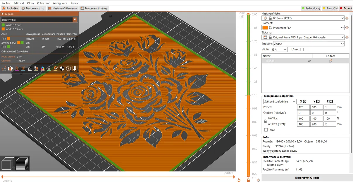 Khuôn vẽ: Hoa hồng 1 - Image 3