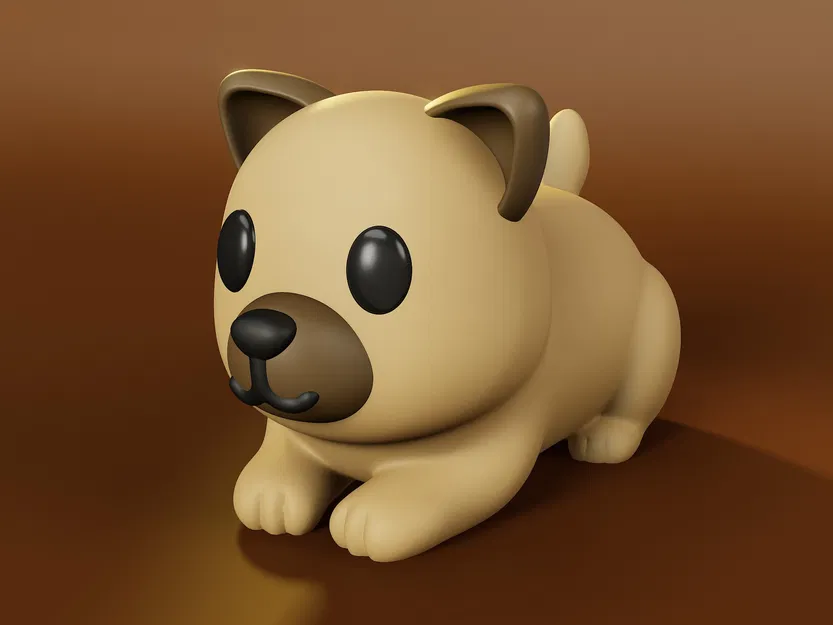 Max the Puppy - Mô hình 3D Chú Chó Đáng Yêu - Image 1