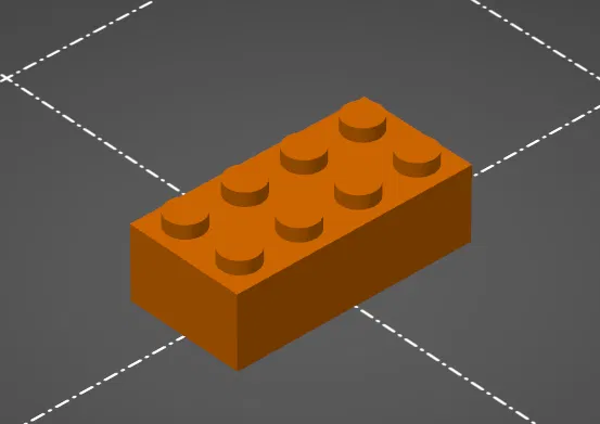 Mô hình Khối Lego 2x4 - Image 1