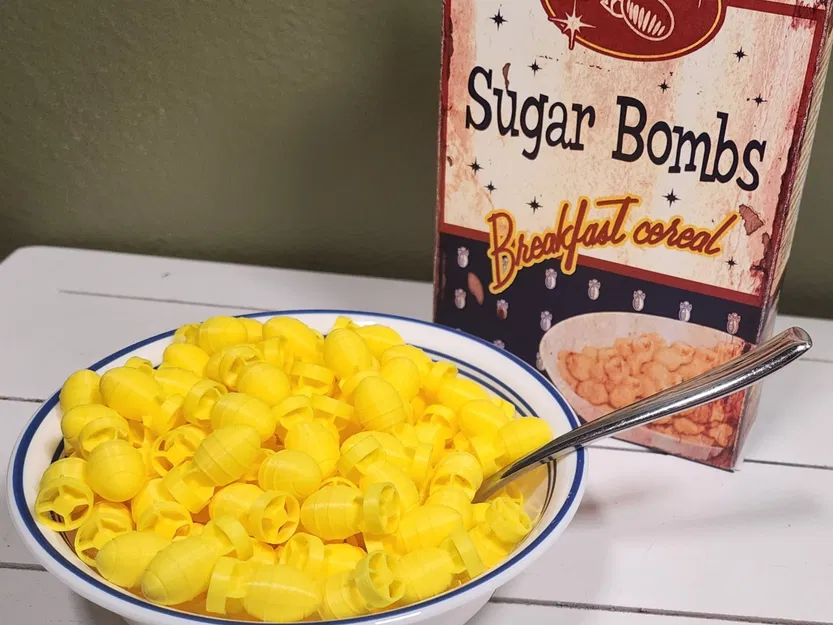 Bom Đường "Fallout Sugar Bombs Cereal" Phiên Bản In 3D - Image 1