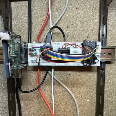 Giá đỡ ray DIN cho Raspberry Pi