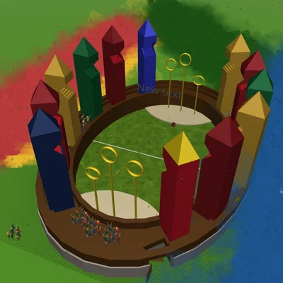 Mô hình 3D Sân Quidditch Harry Potter