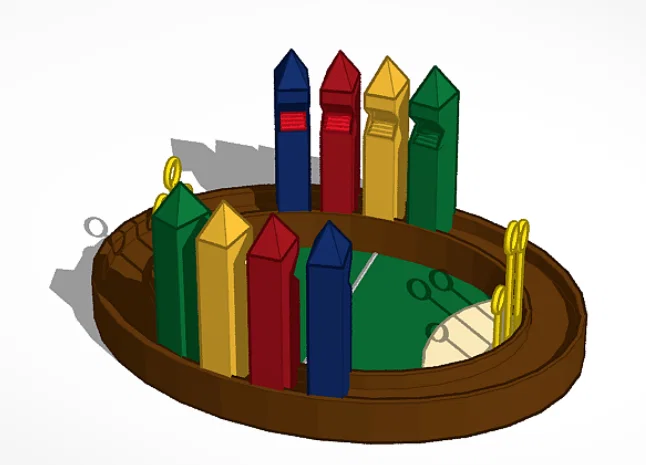 Mô hình 3D Sân Quidditch Harry Potter - Image 2