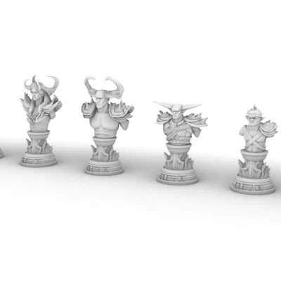 Bộ Cờ Vua Mô Hình Minitures Từ Elegoo