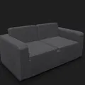 Mô Hình Sofa Tỉ Lệ 1:20 Cho Nhà Búp Bê - Thumbnail 2