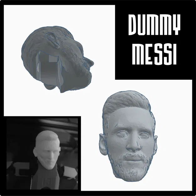 Mô Hình Đầu Dummy 13 Messi - Image 1