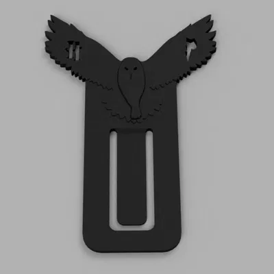 Bookmark Cú Hedwig Harry Potter In 3D