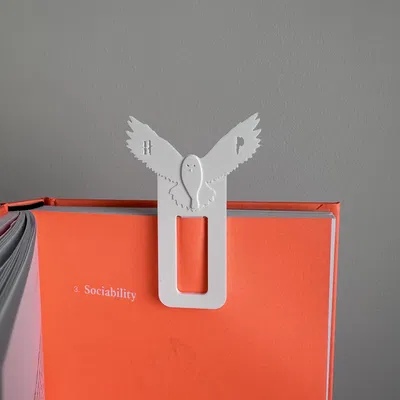 Bookmark Cú Hedwig Harry Potter In 3D