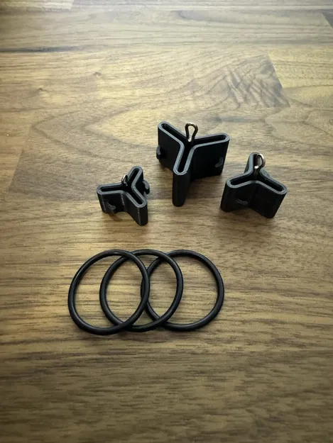 Giá đỡ lưỡi câu ba tiêu gắn trên cần câu - Image 2