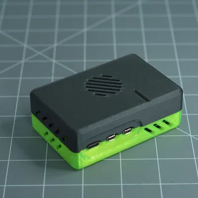 Vỏ Case cho Raspberry Pi 5 với Pimoroni NVMe Base + Tùy chọn Gắn