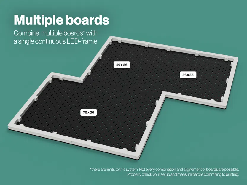 Khung LED 2.0 (Multiboard) cho IKEA SKADIS - Image 2