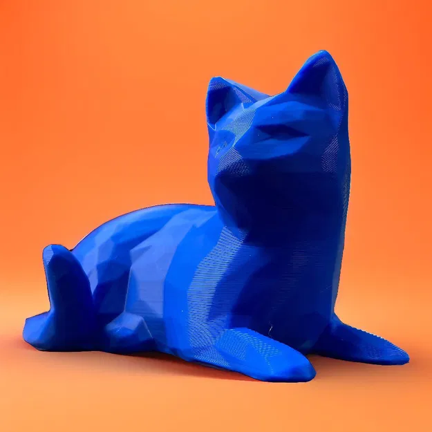 Mèo Low Poly - Image 1