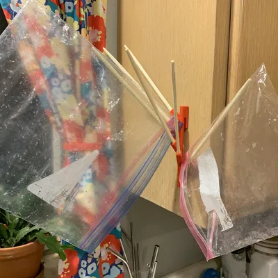 Giá Phơi Túi Nhựa - v2