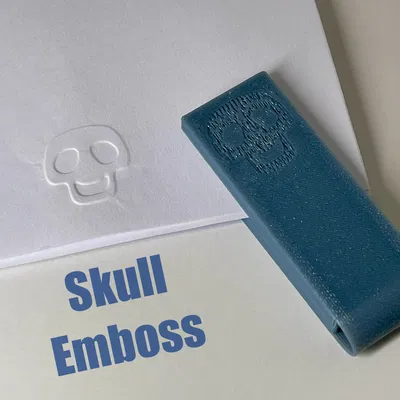 Con Dấu Embosser Hình Đầu Lâu