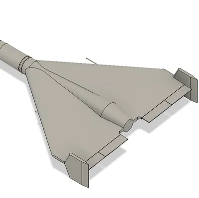 Mô Hình Máy Bay Không Người Lái HESA Shahed 136 Tỉ Lệ 1:10
