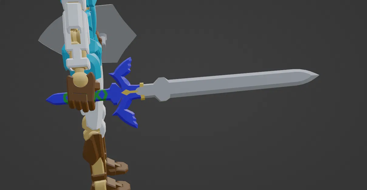 Dummy 13 Kiếm Chính và Khiên Hylian - Image 2