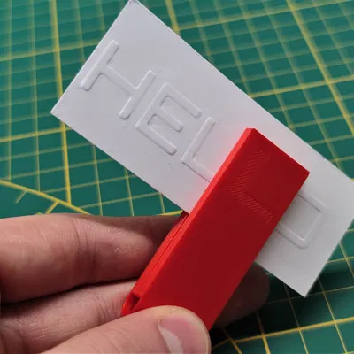 Dập nổi / Dấu / Đục lỗ Chữ cái Giấy (có thể co giãn)